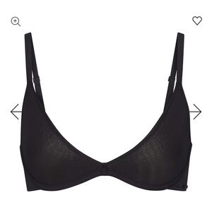 Skims weightless scoop bra black 38D